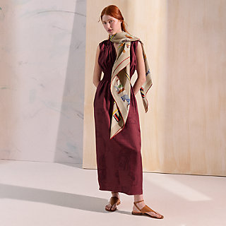 SALE 12/2(mon)までエルメス　Hermes cotton shawl eperon-d-or-et-tenues-de-jour-